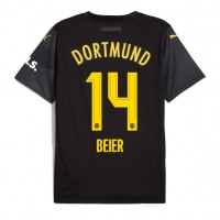 Camiseta Borussia Dortmund Maximilian Beier #14 Segunda Equipación Replica 2024-25 mangas cortas